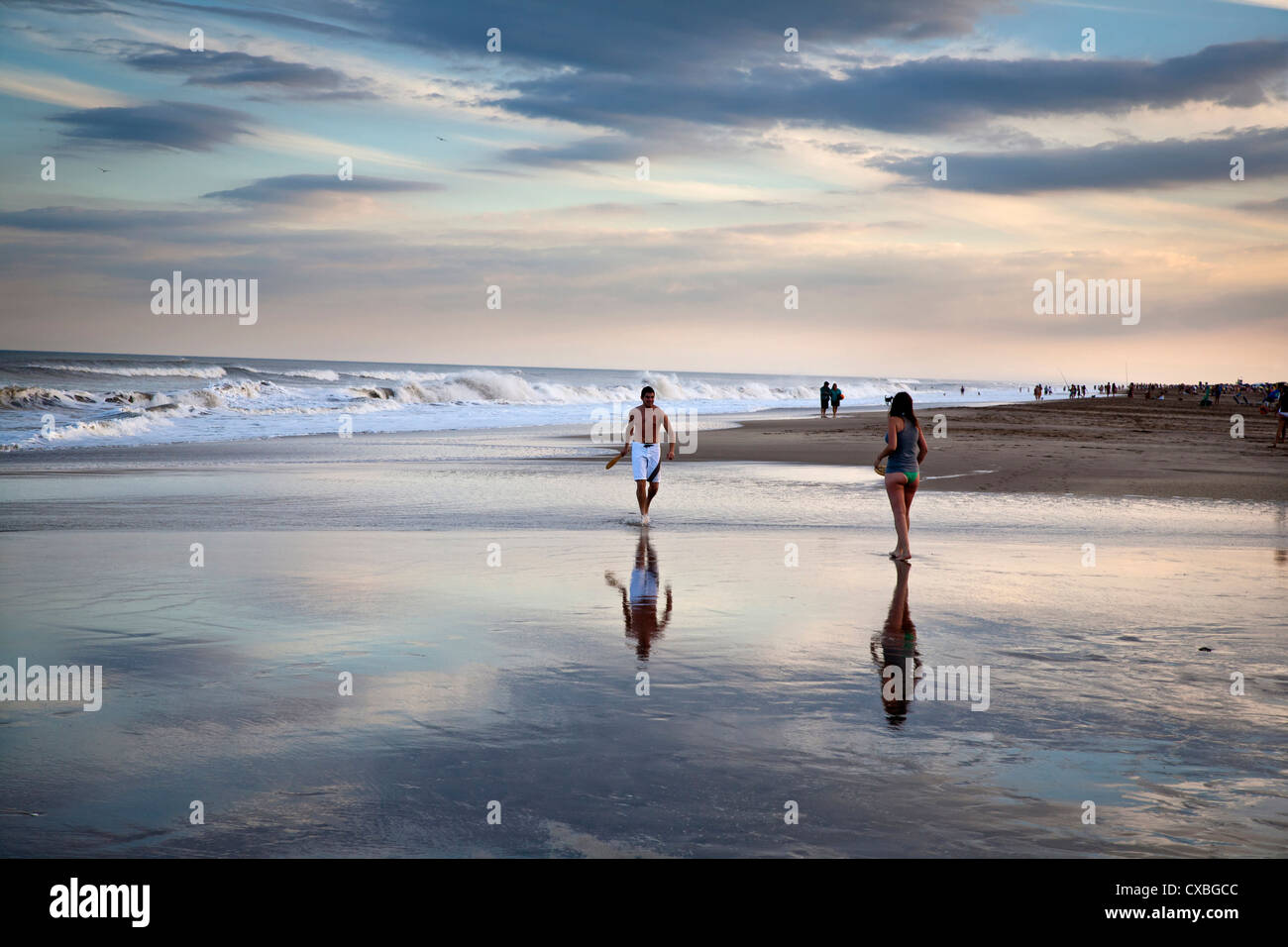 Strand, Mar de Las Pampas, Argentinien. Stockfoto