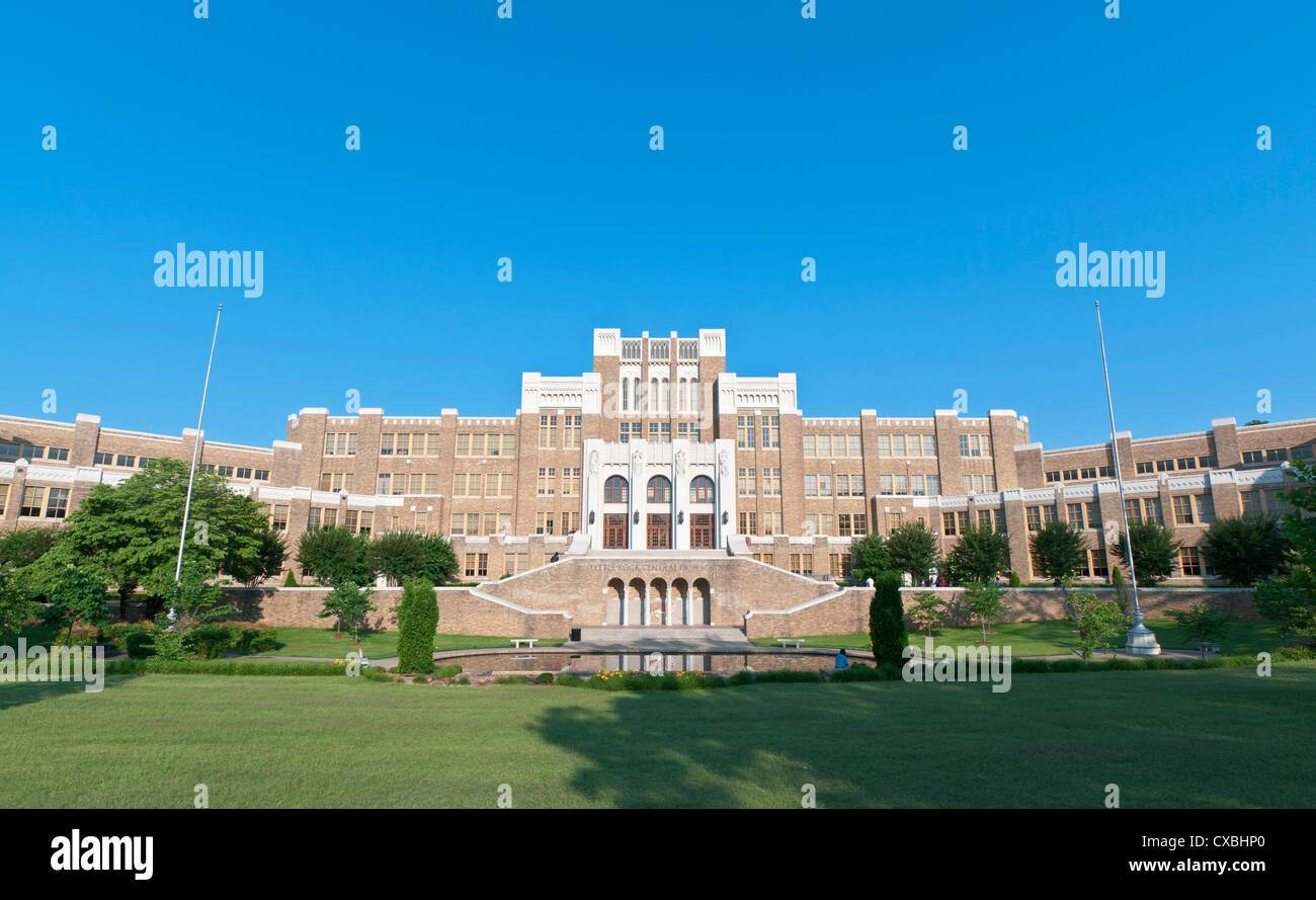 Arkansas, Little Rock Central High School National Historic Site, Szene der Pivitol Ereignisse in der Civil Rights Movement. Stockfoto