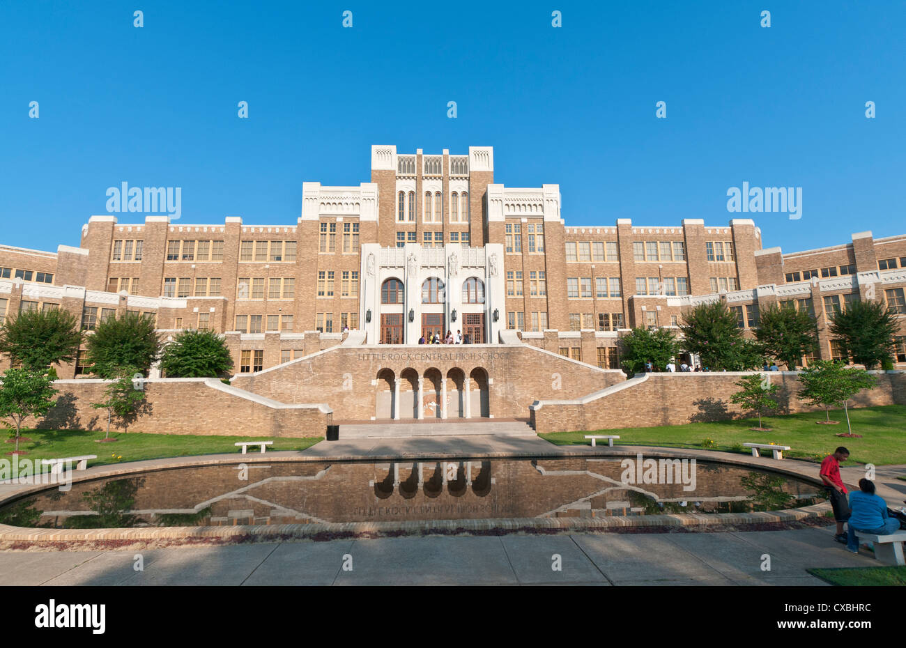 Arkansas, Little Rock Central High School National Historic Site, Szene der Pivitol Ereignisse in der Civil Rights Movement. Stockfoto