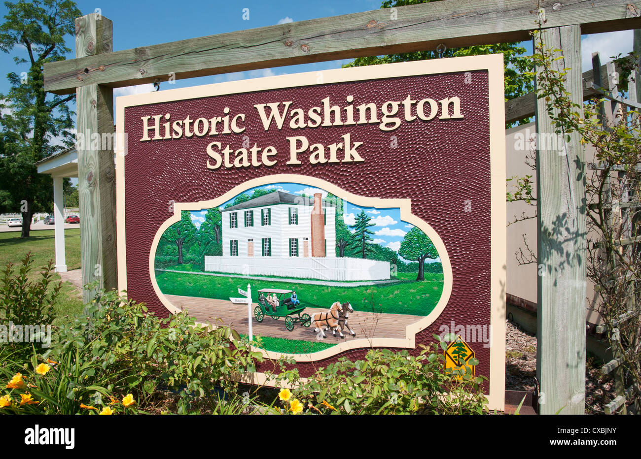 Arkansas, Washington, Historic Washington State Park, Geschichtsmuseum Leben interpretiert die Geschichte des Dorfes von 1824 bis 1889. Stockfoto