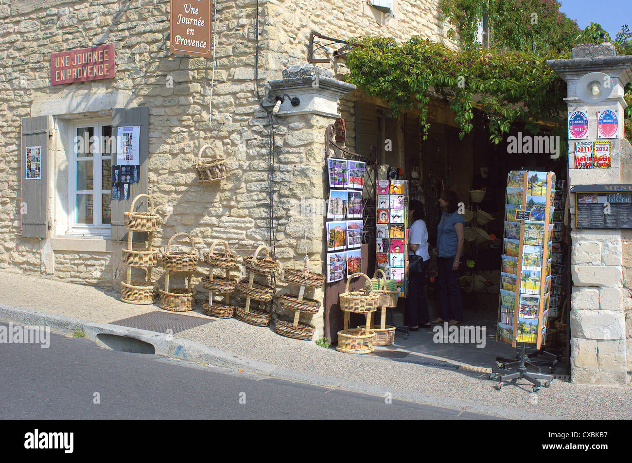 Gordes-Provence Vaucluse Frankreich Stockfoto