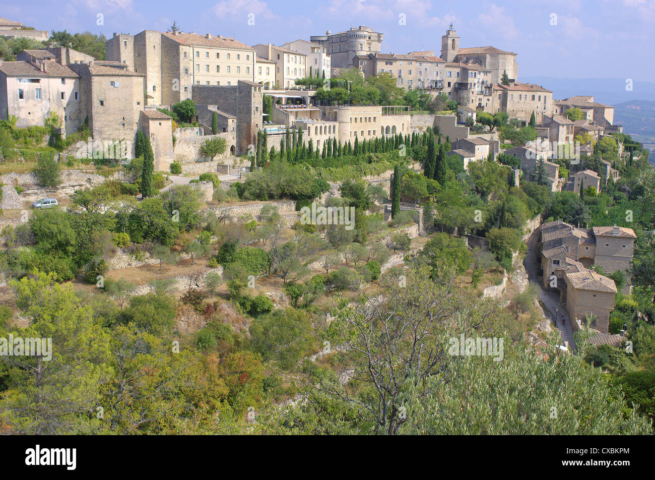 Gordes-Provence Vaucluse Frankreich Stockfoto