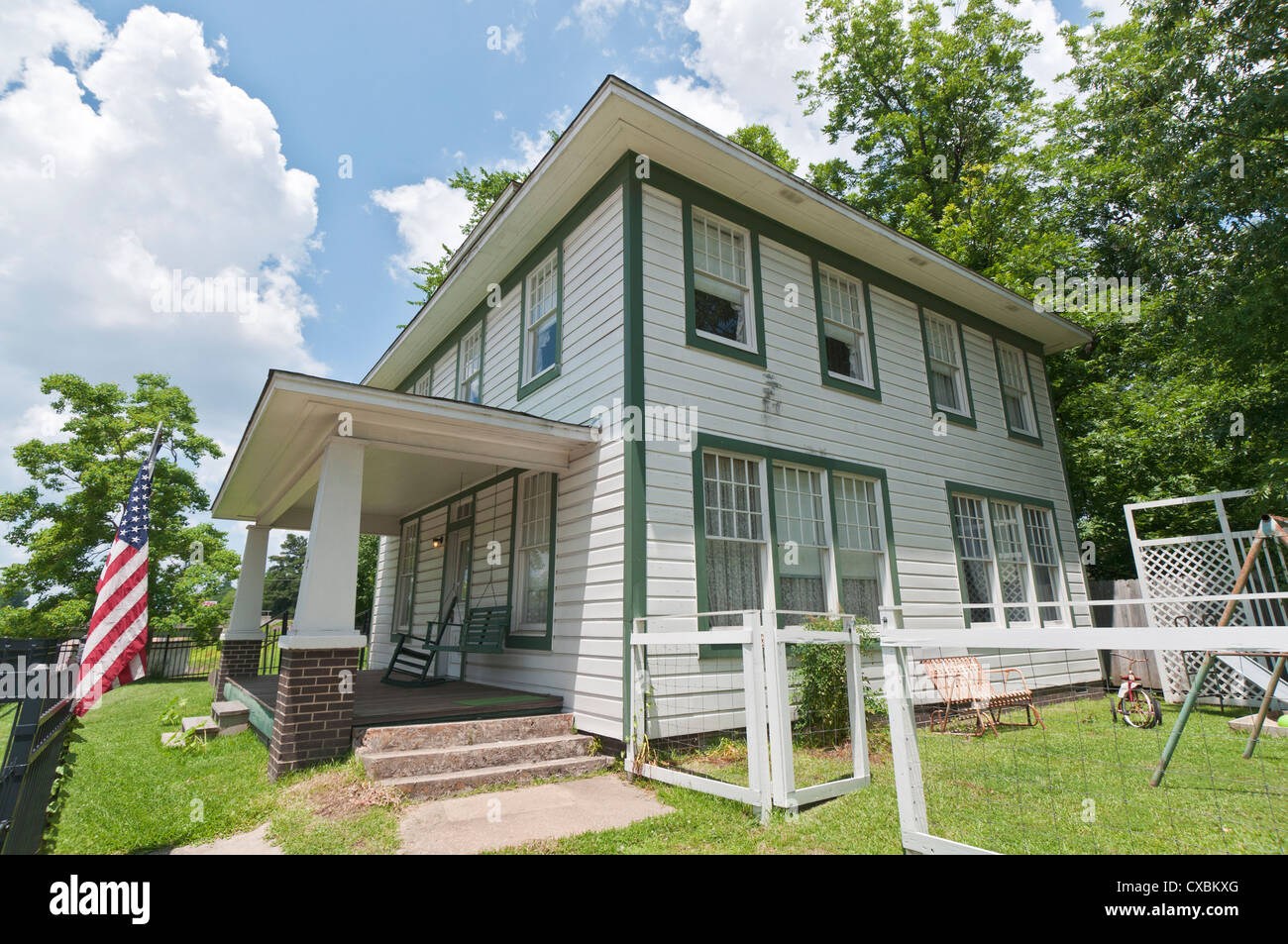 Arkansas, Hoffnung, erste Kindheit Zuhause von William Jefferson Clinton 42. Präsident der Vereinigten Staaten Stockfoto