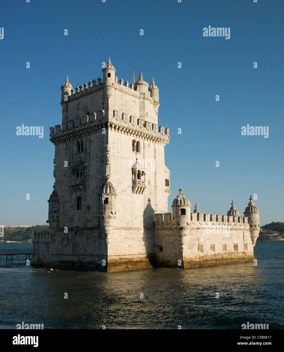 Turm von Belem, UNESCO-Weltkulturerbe, Lissabon, Portugal, Europa Stockfoto