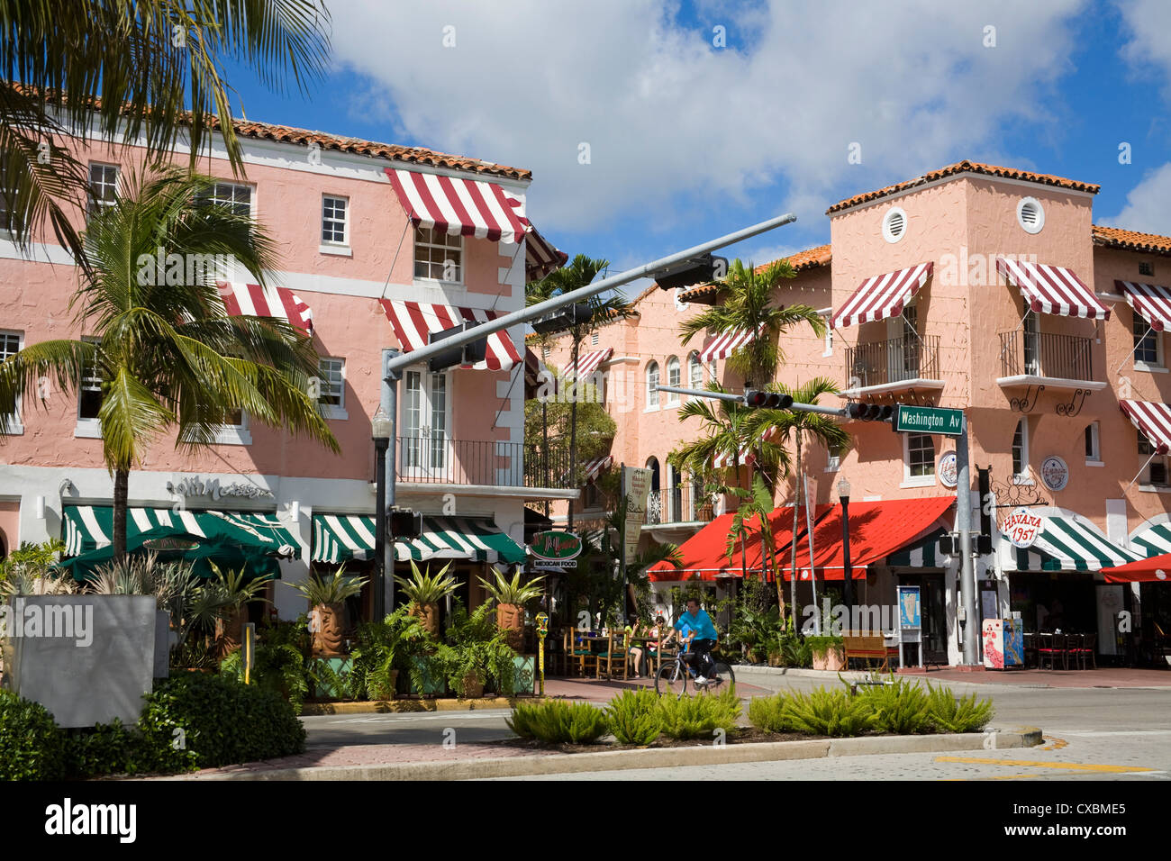 Spanische Dorf, Miami Beach, Florida, Vereinigte Staaten von Amerika, Nordamerika Stockfoto