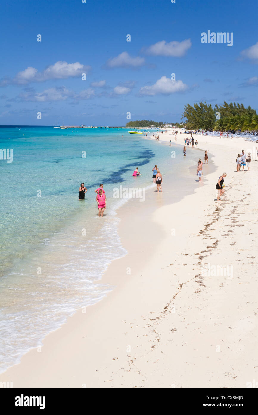 White Sands Beach, Grand Turk Island, Turks And Caicos Islands, West Indies, Karibik, Mittelamerika Stockfoto