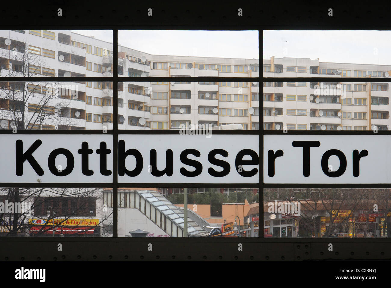 Berlin, Wohnsiedlung am Kottbusser Tor Stockfoto