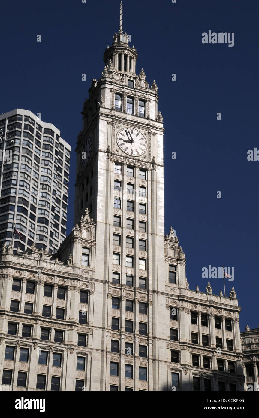 TRIBUNE TOWER, CHICAGO, ILLINOIS, USA Stockfoto