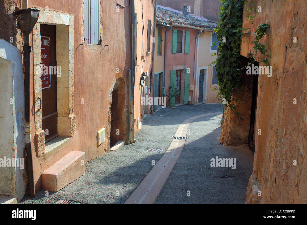 Roussillon Provence Vaucluse Frankreich Stockfoto