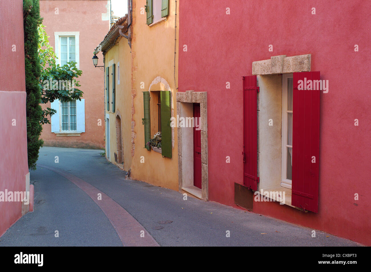 Roussillon Provence Vaucluse Frankreich Stockfoto