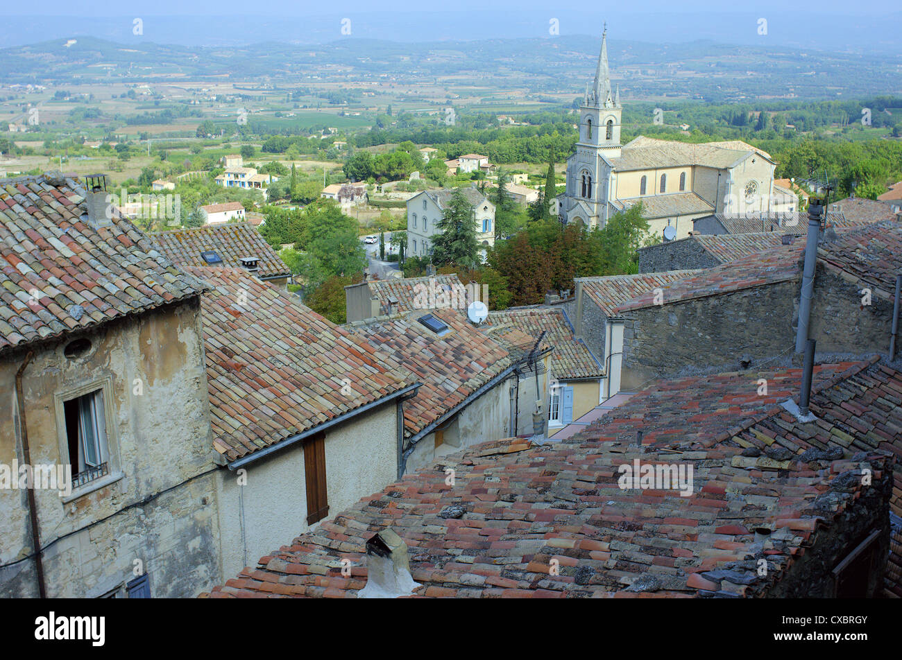 Dorf Bonnieux Vaucluse Provence Frankreich Stockfoto