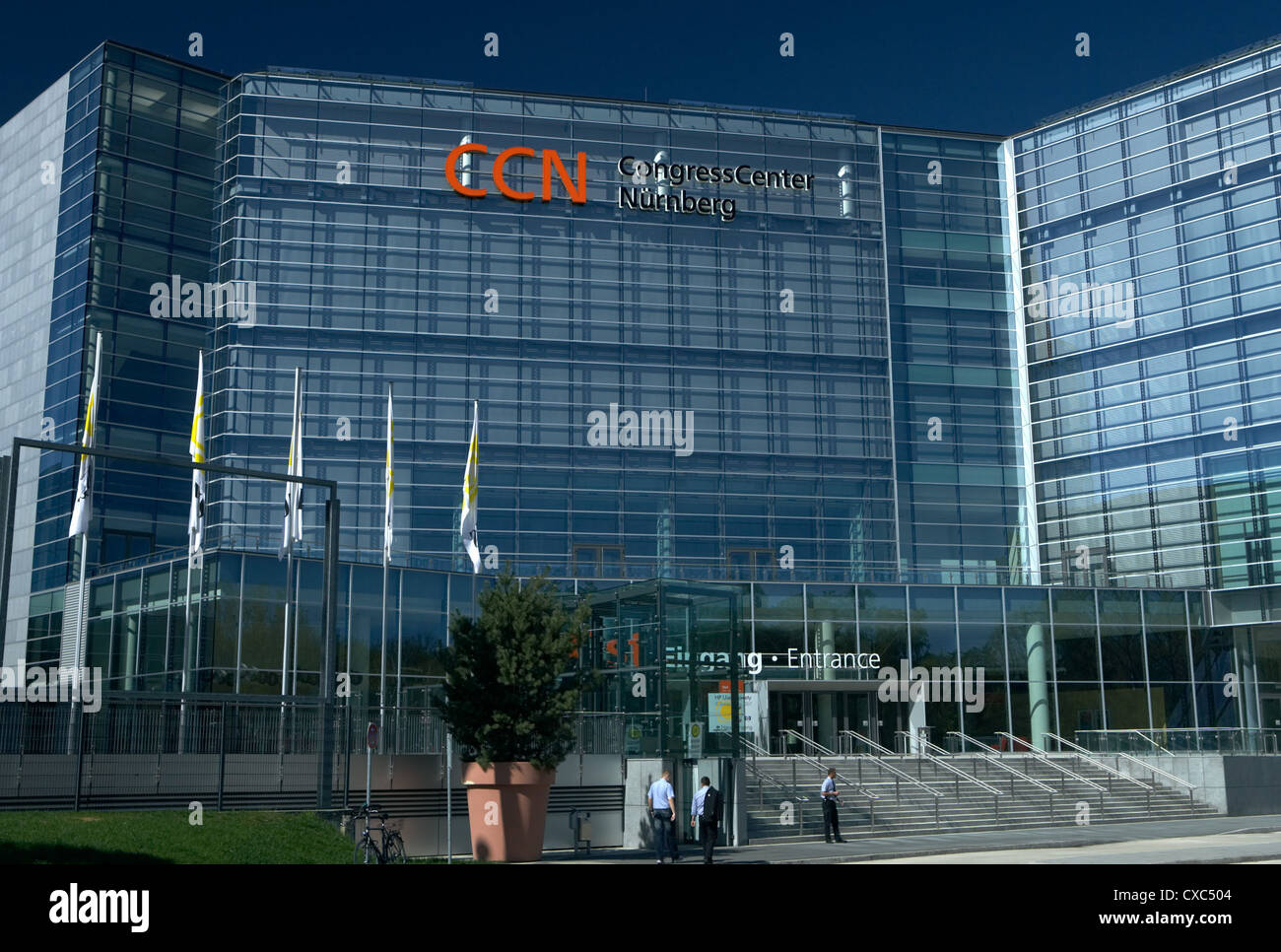 Nürnberg, Gebäude des Congress Center der Messe Nuernberg Stockfoto