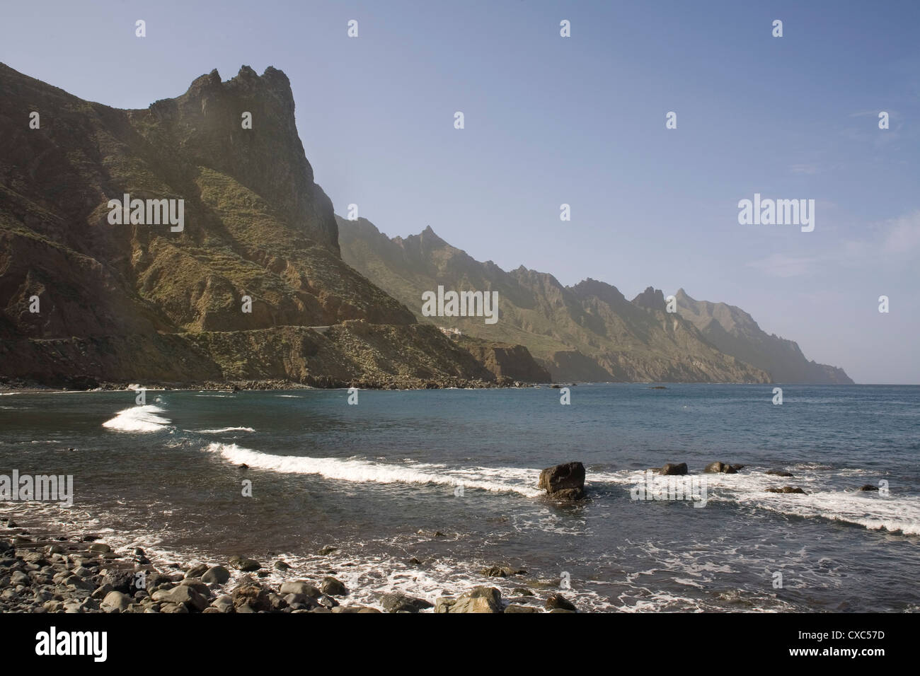 Roque de Las Bodegas, Anaga Küste, Taganana, Kanarische Inseln, Spanien, Atlantik, Europa Stockfoto