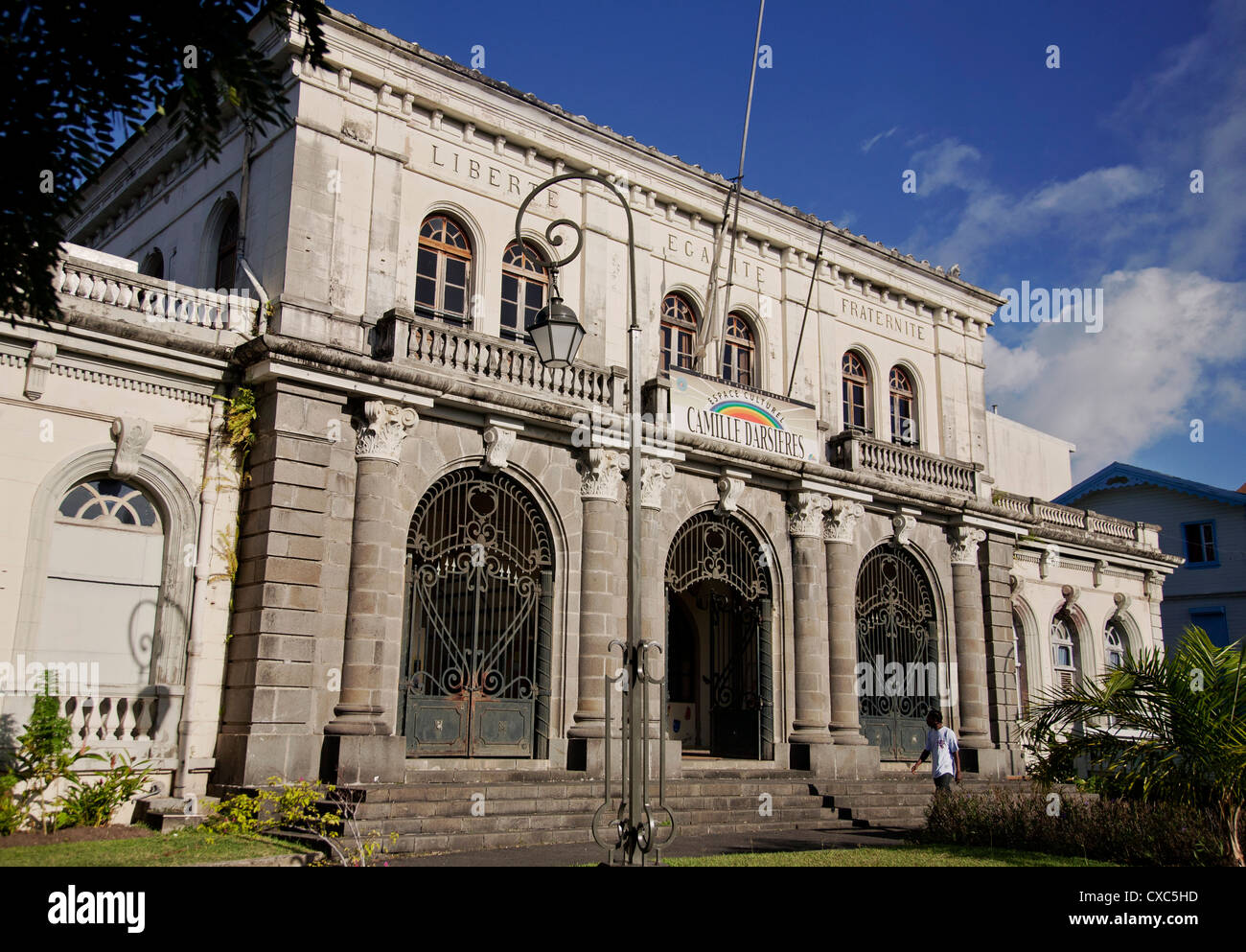 Ehemaligen Gerichtsgebäude, Gebäude, Fort-de-France, Martinique, Lesser Antilles, West Indies, Karibik, Mittelamerika Stockfoto