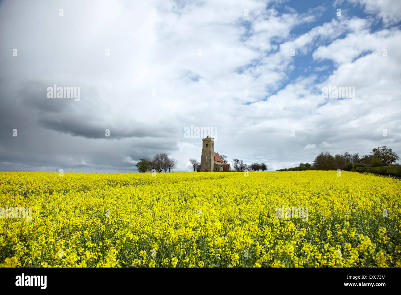 St. Andreas Kirche, Holz Walton, Cambridgeshire, England, Vereinigtes Königreich, Europa Stockfoto