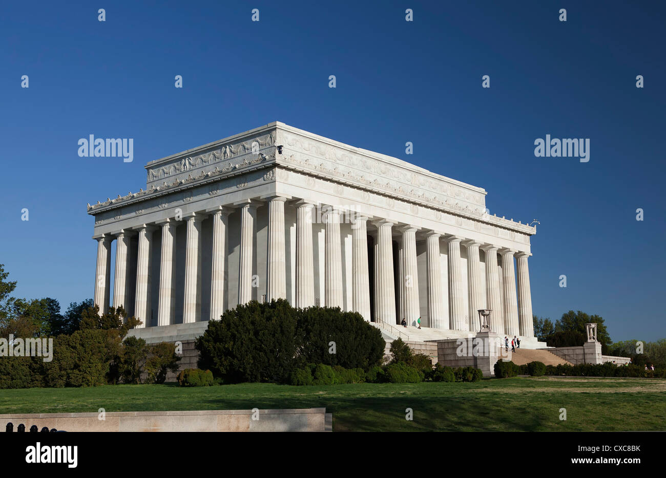 Das Lincoln Memorial, Washington D.C., Vereinigte Staaten von Amerika, Nordamerika Stockfoto