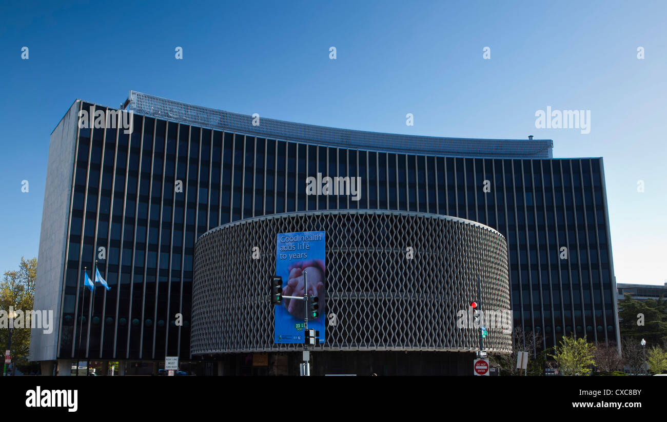 Die Pan American Health Organisation Building, Washington D.C., Vereinigte Staaten von Amerika, Nordamerika Stockfoto