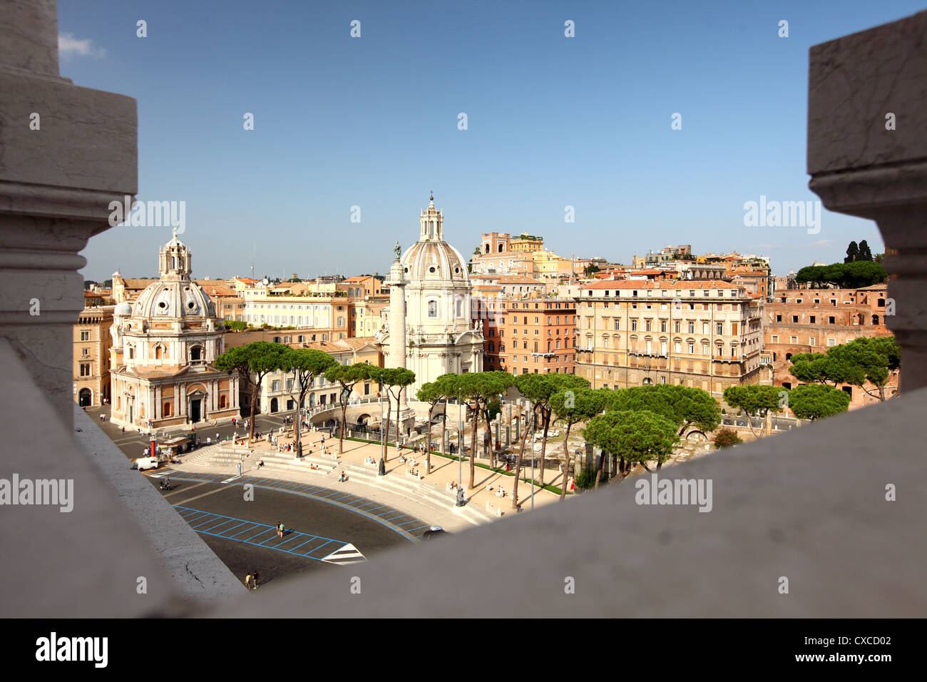 Italien, Rom, Kapitol, Piazza Venezia Stockfoto