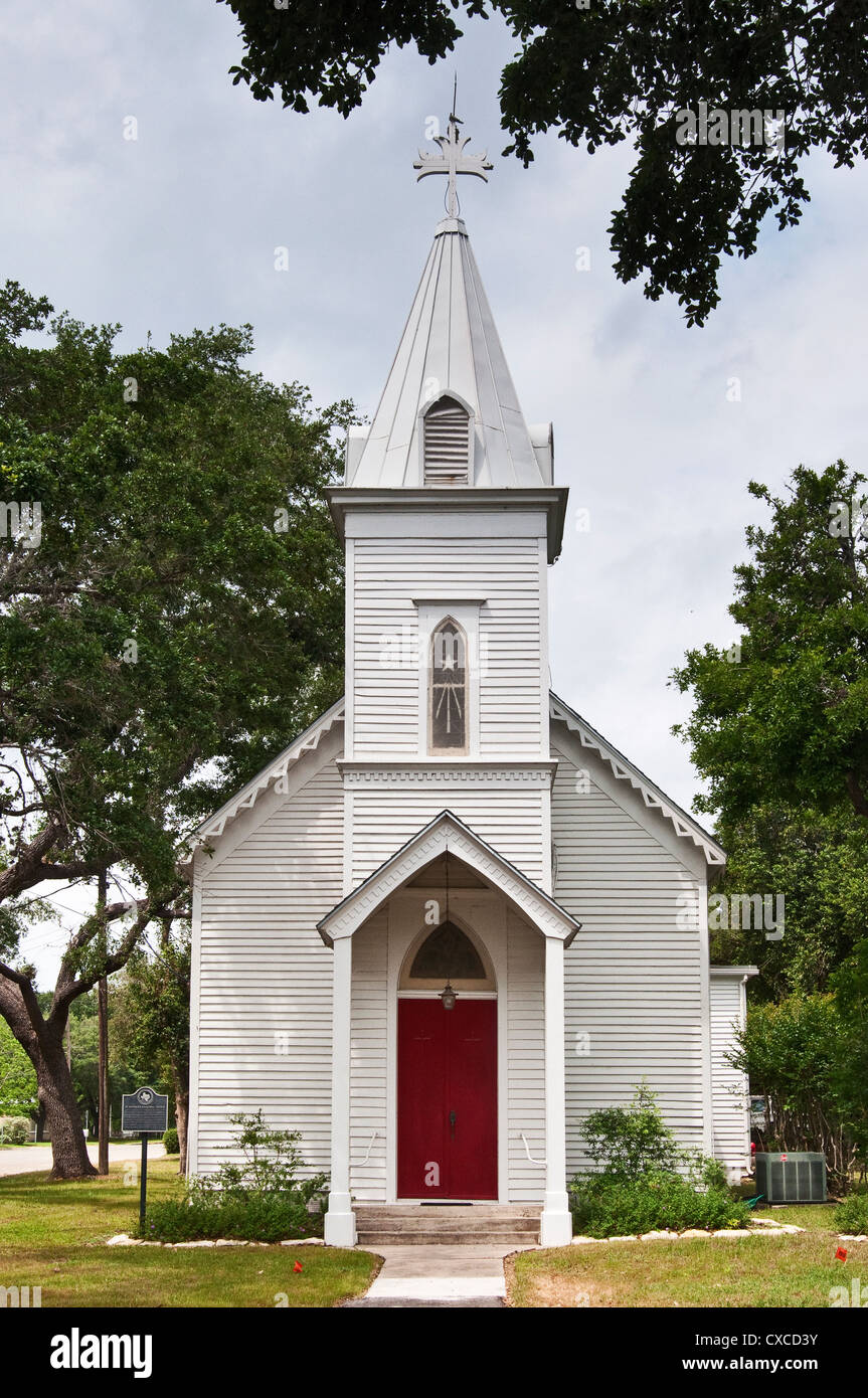 St.-Stephans Episcopal Church (1882), Goliad, Texas, USA Stockfoto