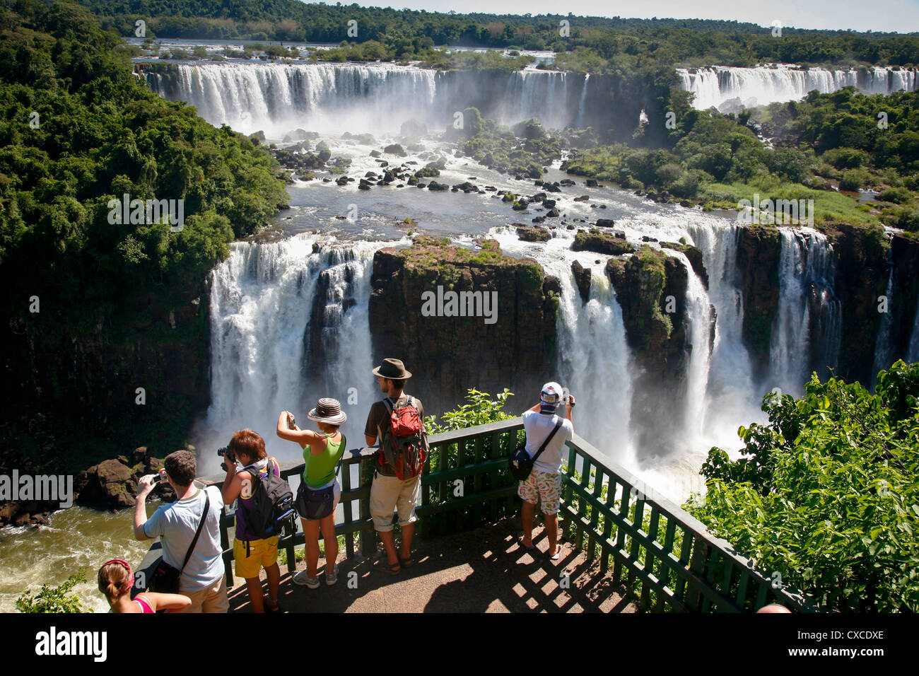 Iguazu Wasserfälle, Provinz Misiones, Argentinien. Stockfoto