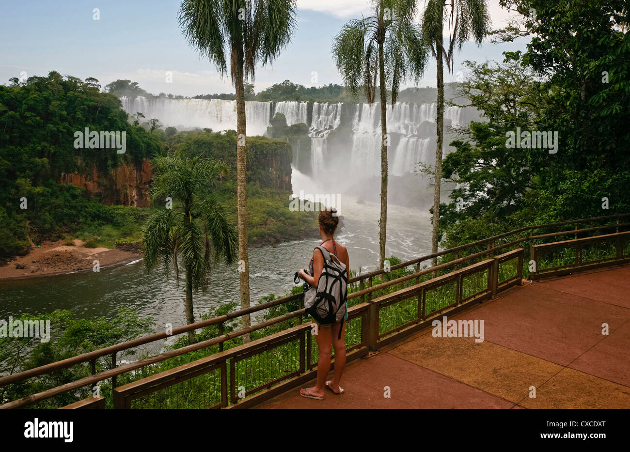Iguazu Wasserfälle, Provinz Misiones, Argentinien. Stockfoto