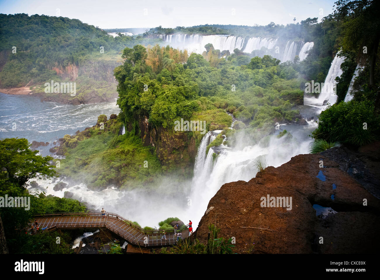 Iguazu Wasserfälle, Provinz Misiones, Argentinien. Stockfoto