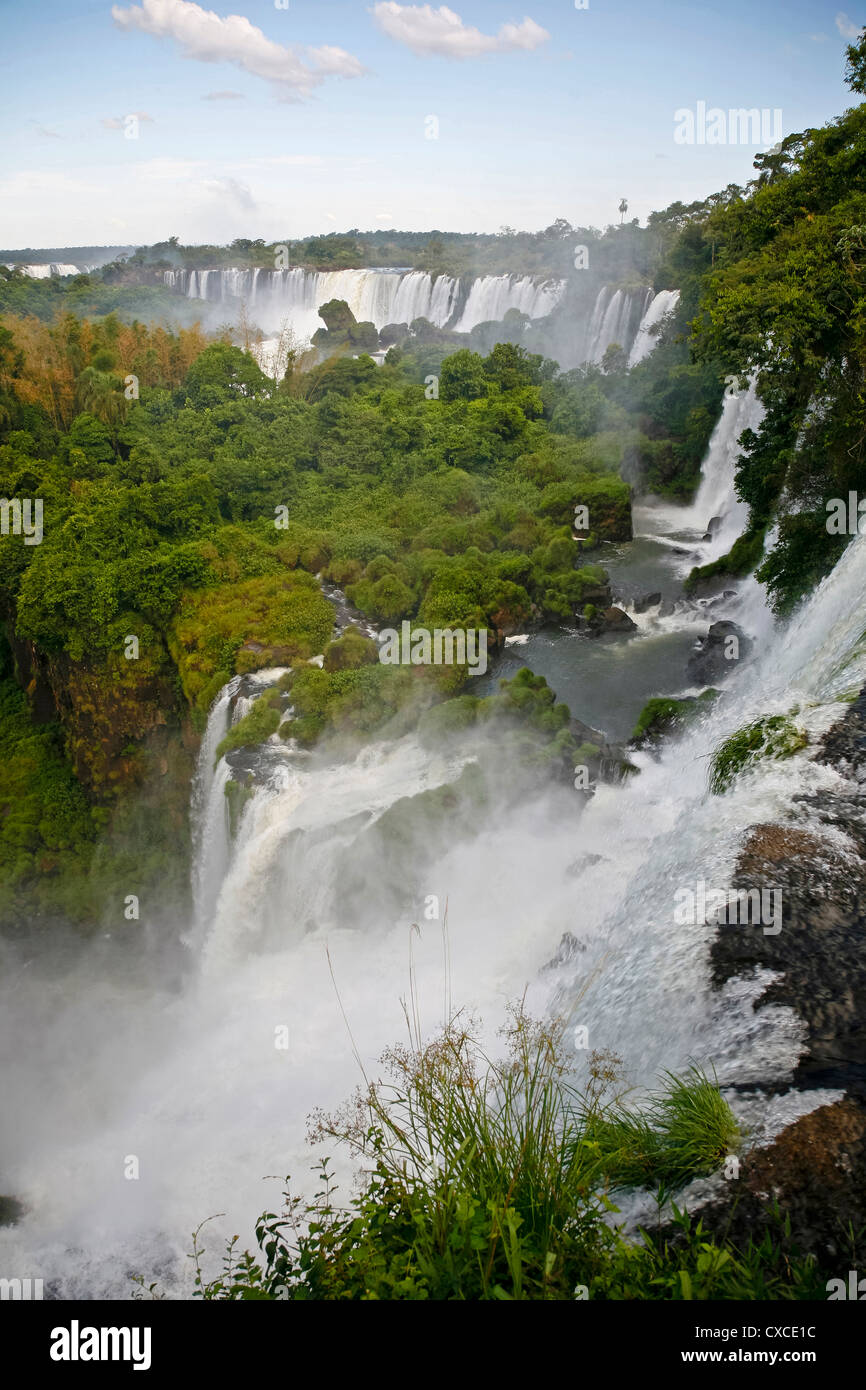 Iguazu Wasserfälle, Provinz Misiones, Argentinien. Stockfoto