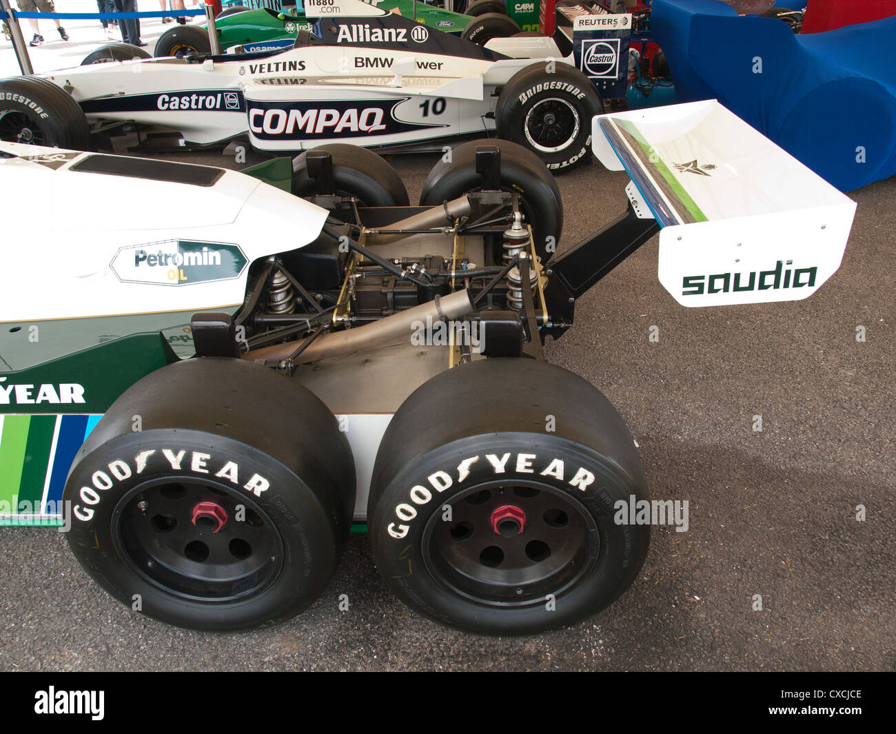 Williams 6 Rad F1 Rennwagen Goodwood Festival Of Speed England UK 2012 Stockfoto