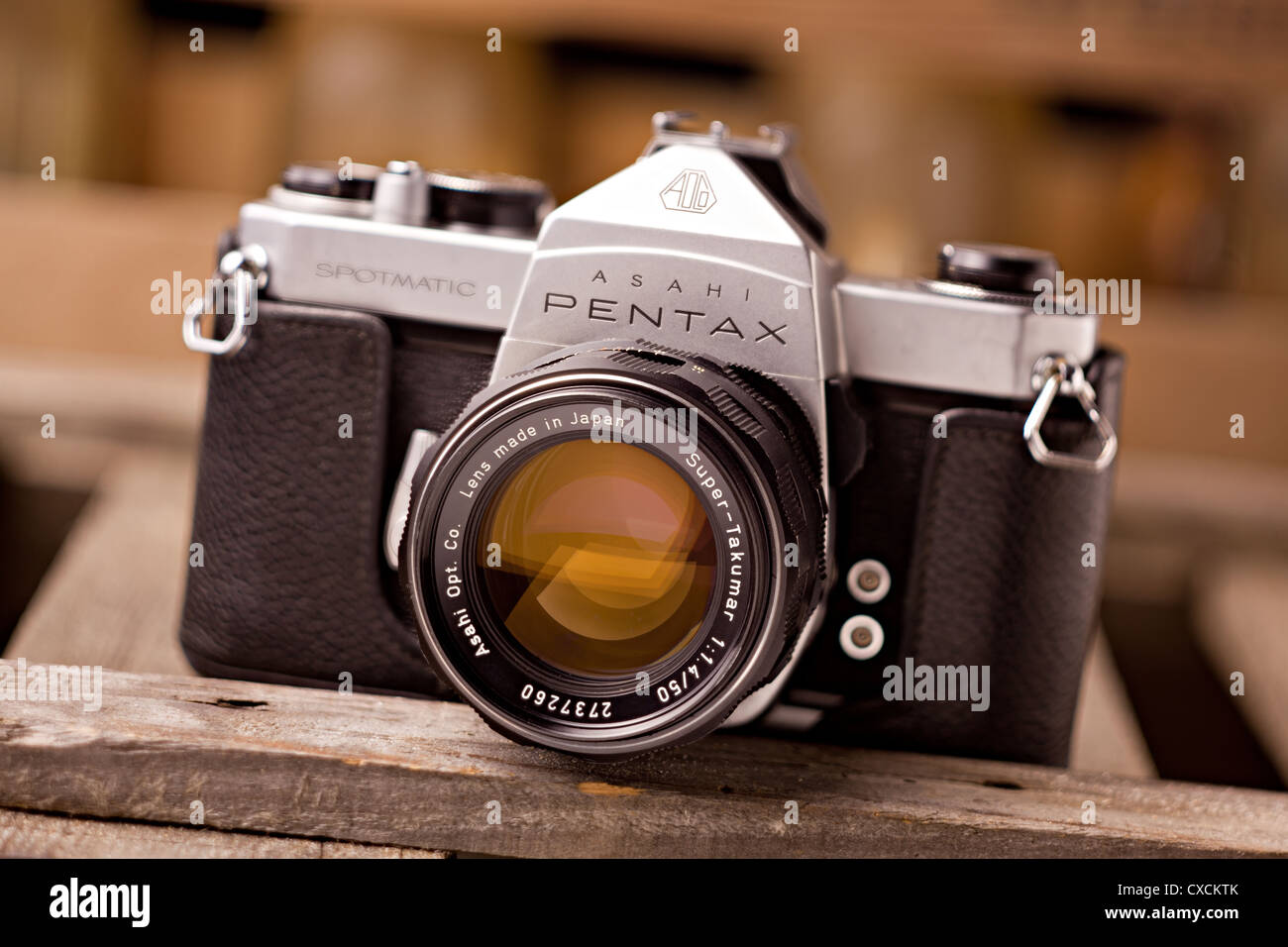 Pentax Honeywell / Asahi Pentax 35mm Filmkamera Stockfoto