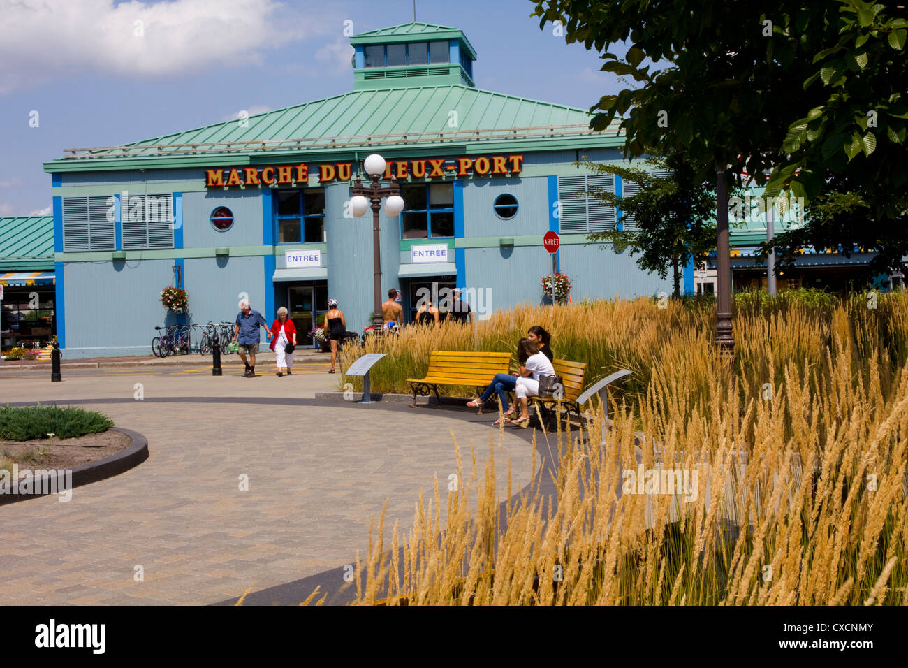 Le Marche du Vieux Port (Alter Hafen-Markt), Quebec City, Kanada Stockfoto