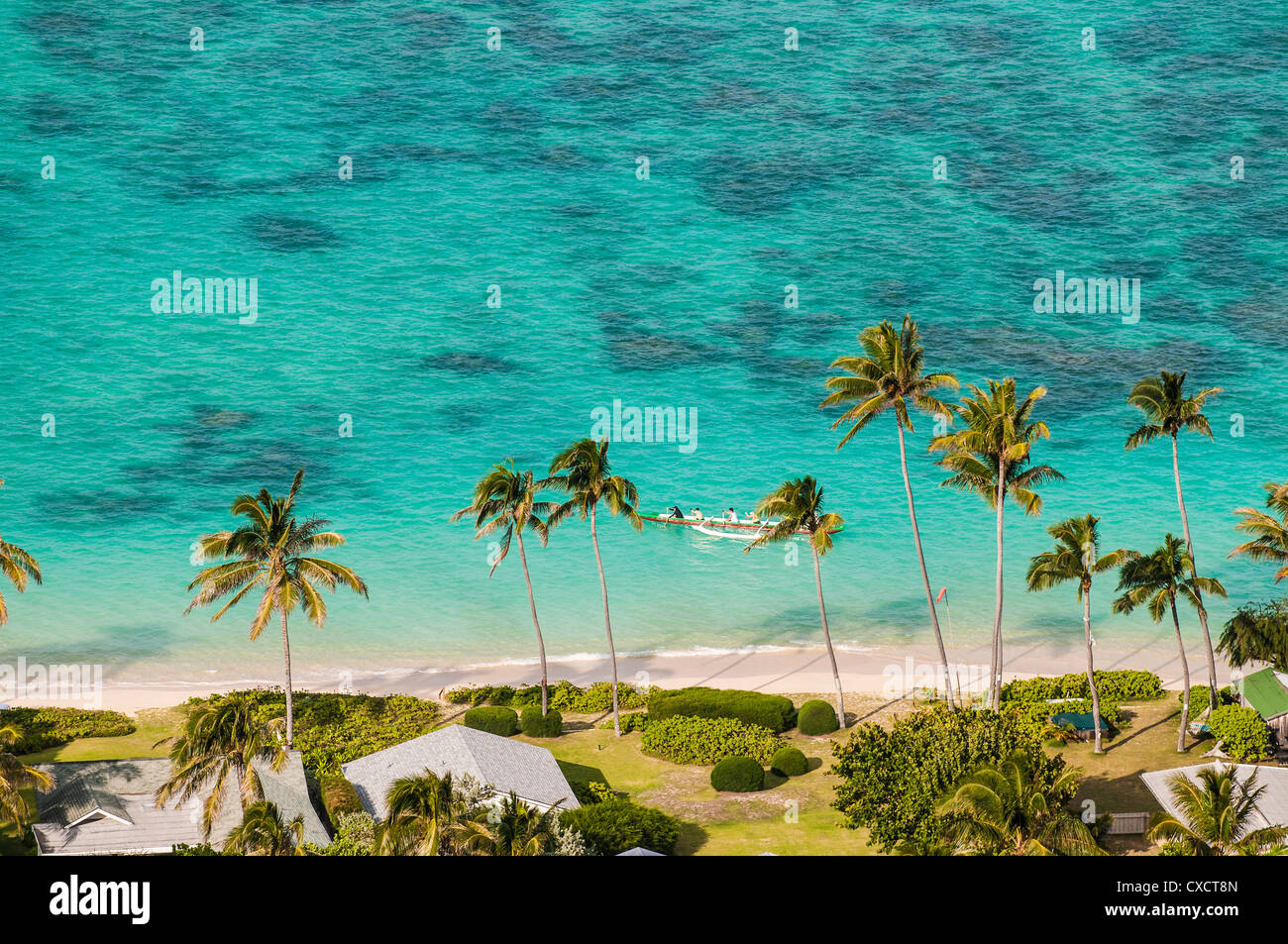 Lanikai Beach, Kailua, Oahu, Hawaii Stockfoto