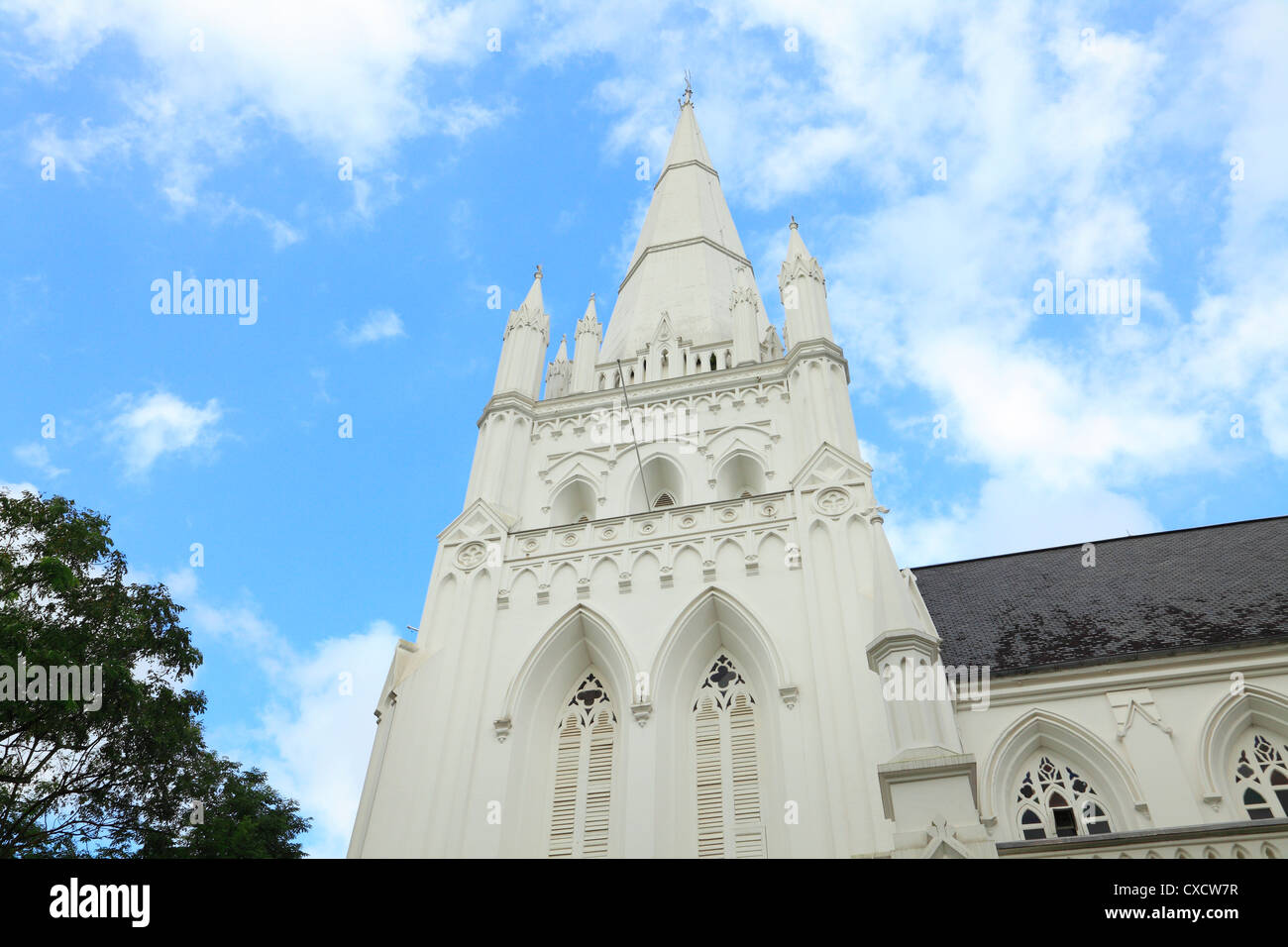 St.-Andreas Kathedrale, Singapur Stockfoto