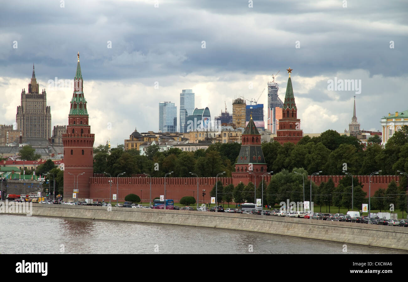 Moskau, Russland, Blick über die Innenstadt Stockfoto