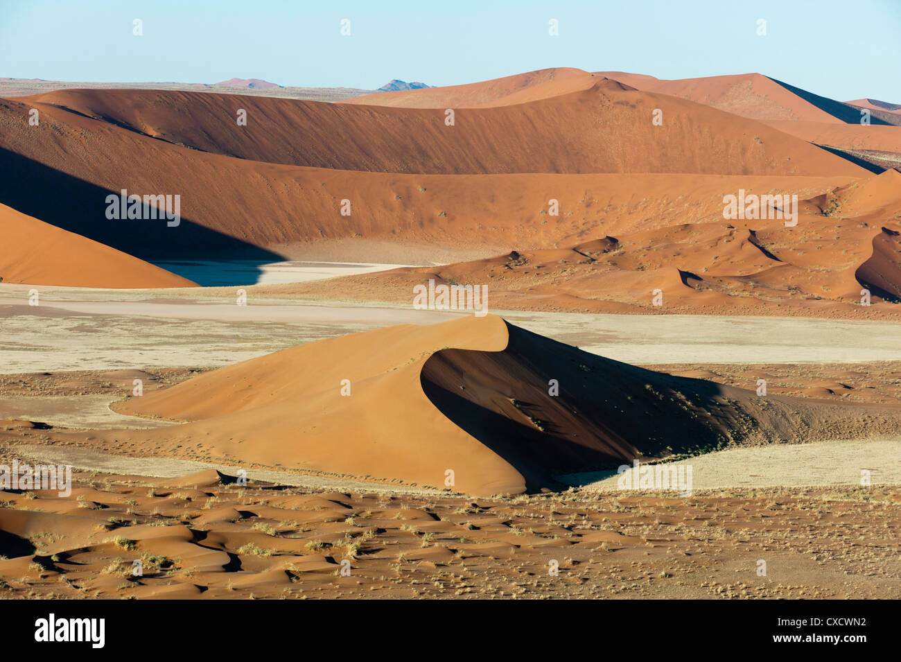 Luftaufnahme, Namib-Naukluft-Park, Namib-Wüste, Namibia, Afrika Stockfoto