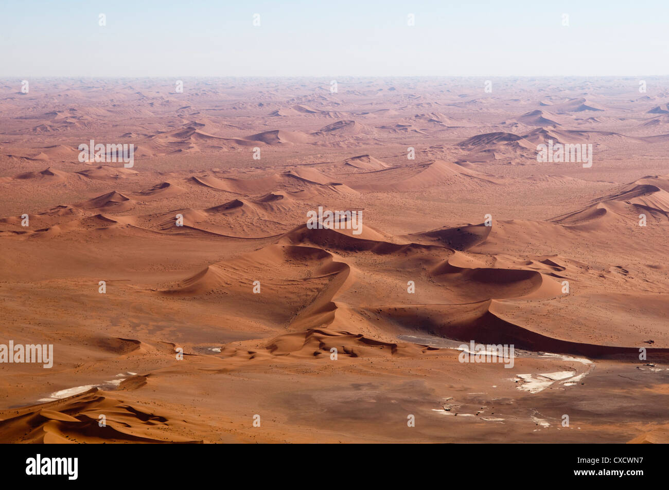 Luftaufnahme der Namib-Wüste, Namibia, Afrika Stockfoto