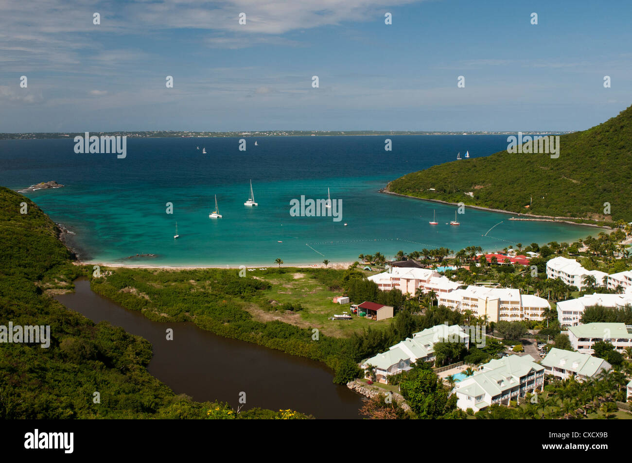 Anse Marcel Bay, St. Marten, West Indies, Karibik, Mittelamerika Stockfoto