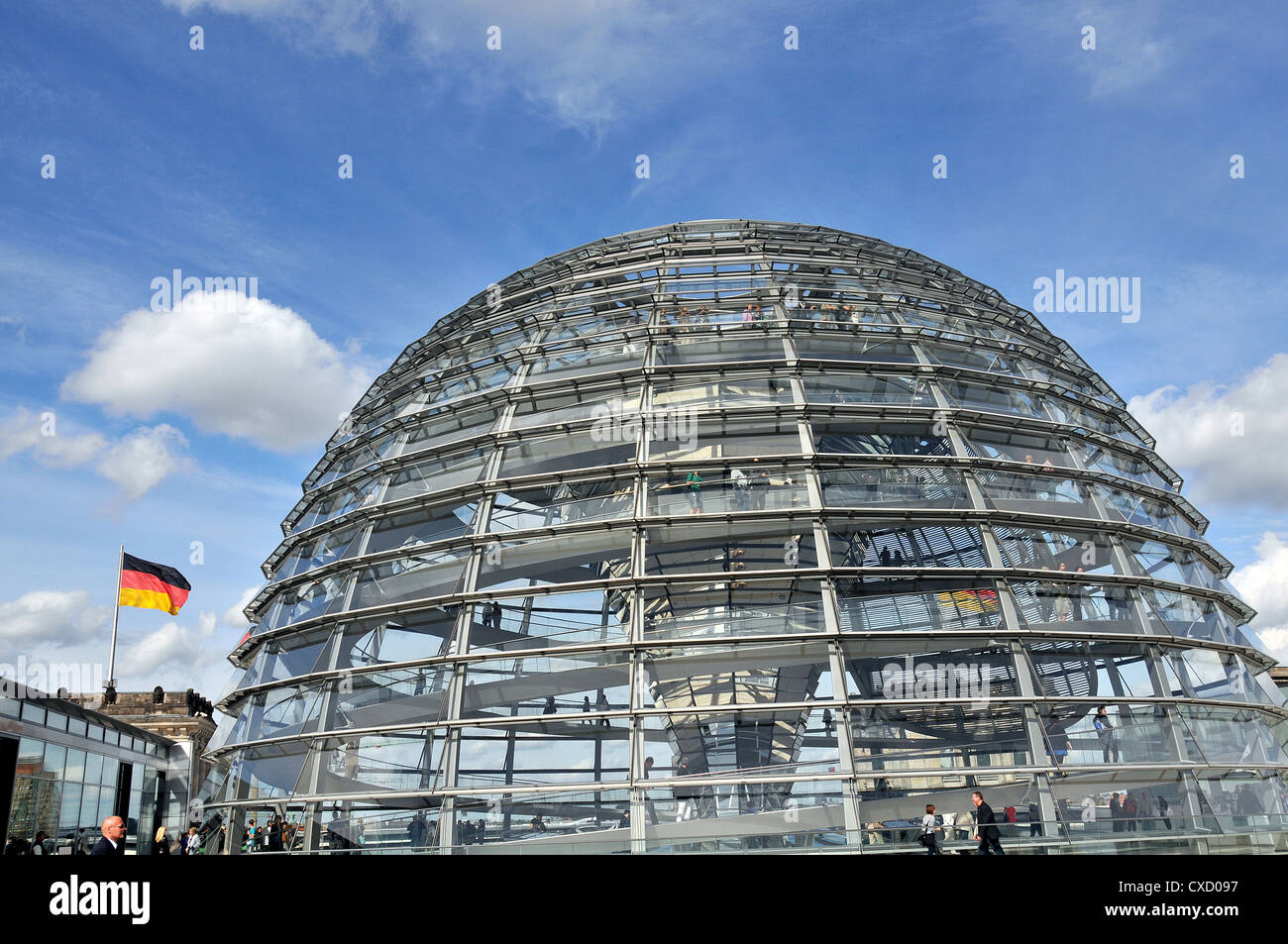 Reichstagskuppel Berlin Deutschland Stockfoto