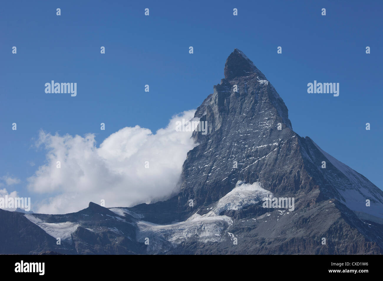 Matterhorn, Zermatt, Kanton Valais, Schweizer Alpen, Schweiz, Europa Stockfoto