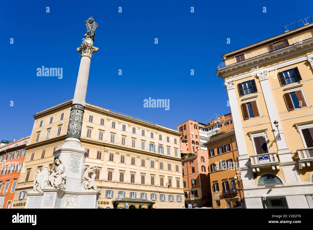 Denkmal in Piazza di Spagna, Rom, Latium, Italien, Europa Stockfoto