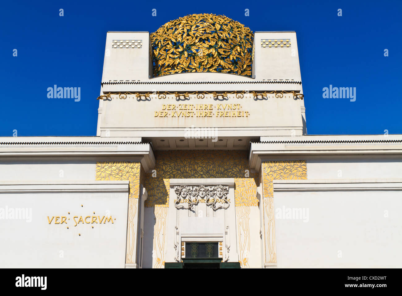 Gebäude der Secession, eine Ausstellungshalle für zeitgenössische Kunst, Wien, Österreich Stockfoto