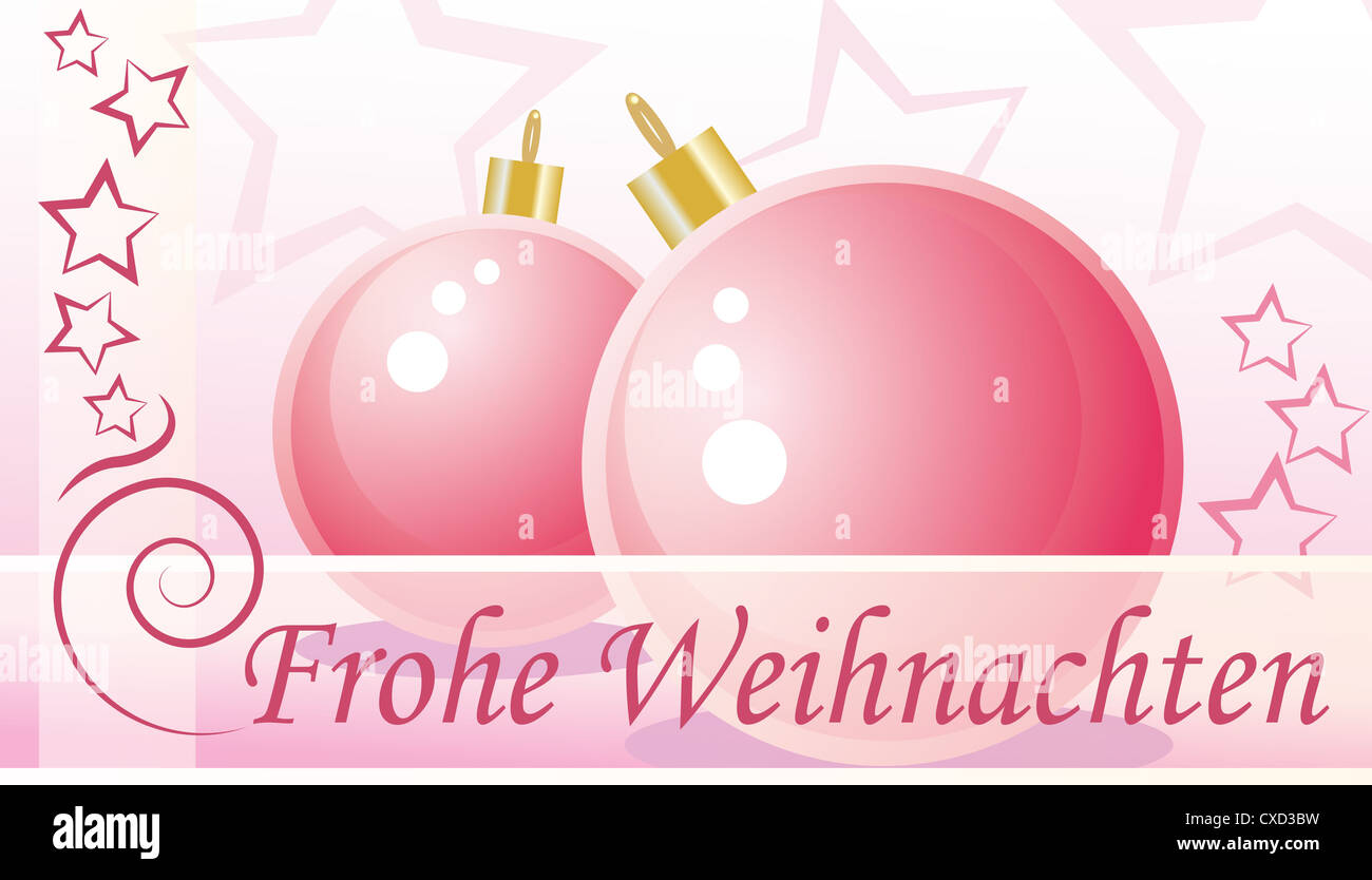 Weihnachtsgrüße Stockfoto