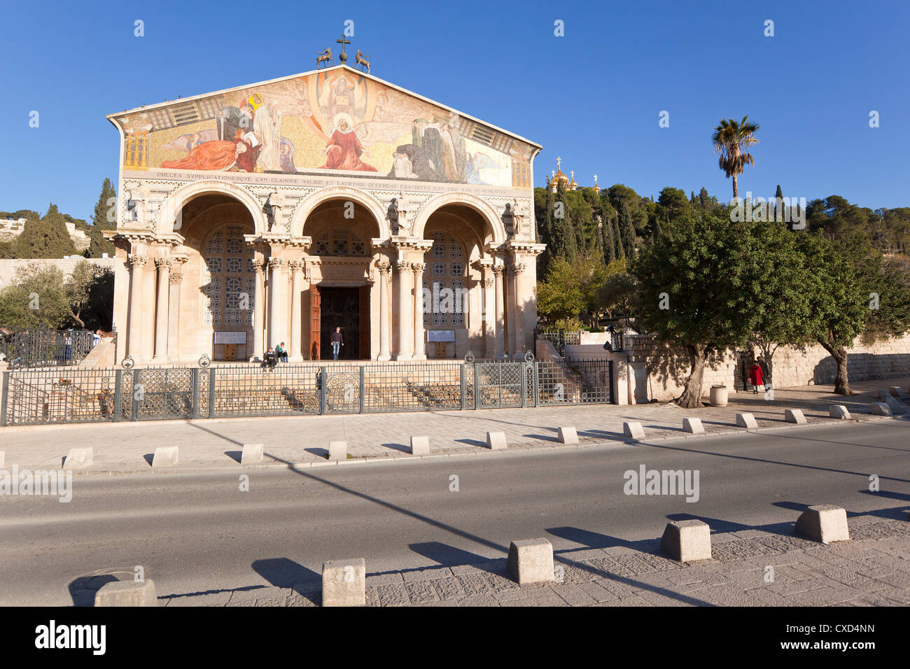 Die Kirche aller Nationen, Ölberg, Jerusalem, Israel, Naher Osten Stockfoto