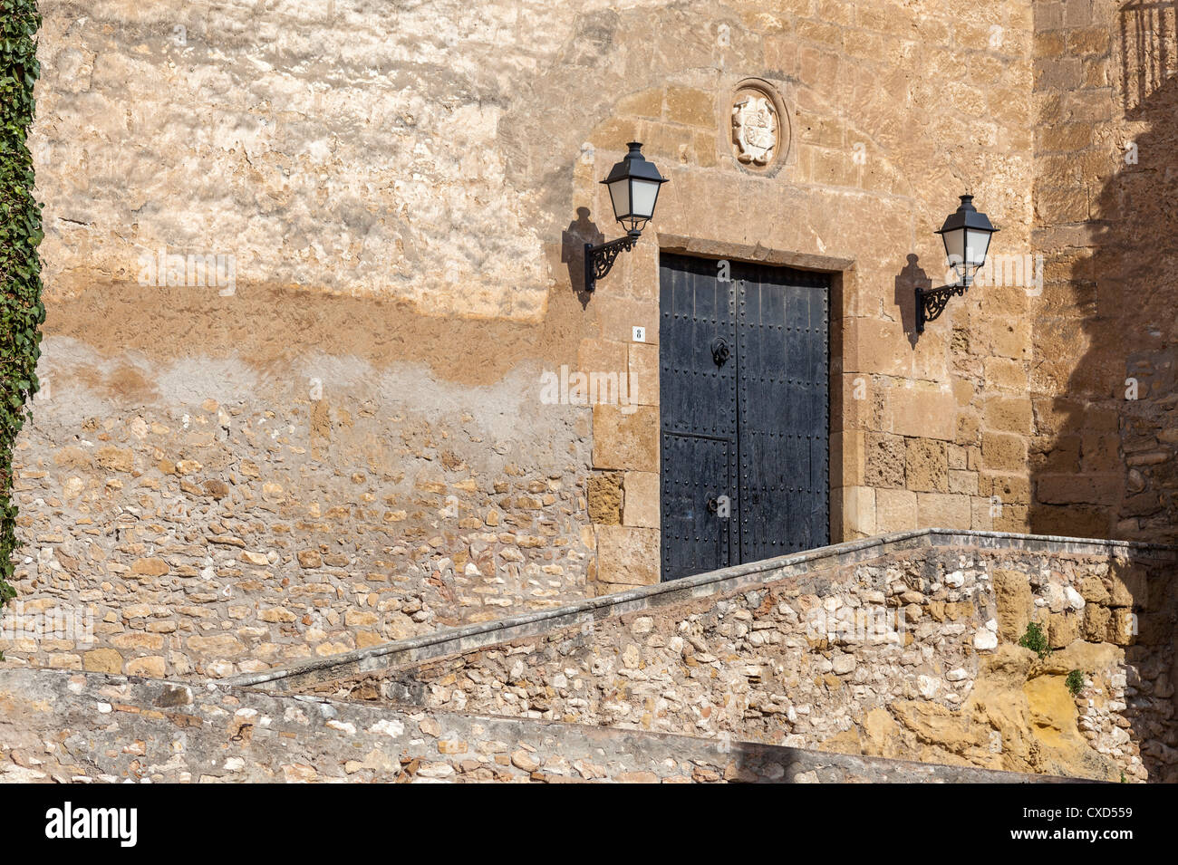 Altafulla,Catalonia,Spain.Historic Zentrum, Schloss. Stockfoto