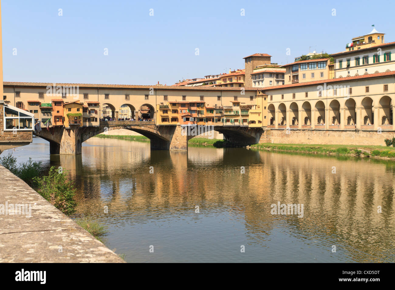 Ponte Vecchio Brücke, Florenz, Toskana, Italien Stockfoto