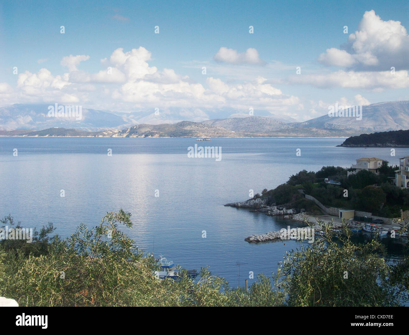 Liebhaber Cove, Corfu Stockfoto