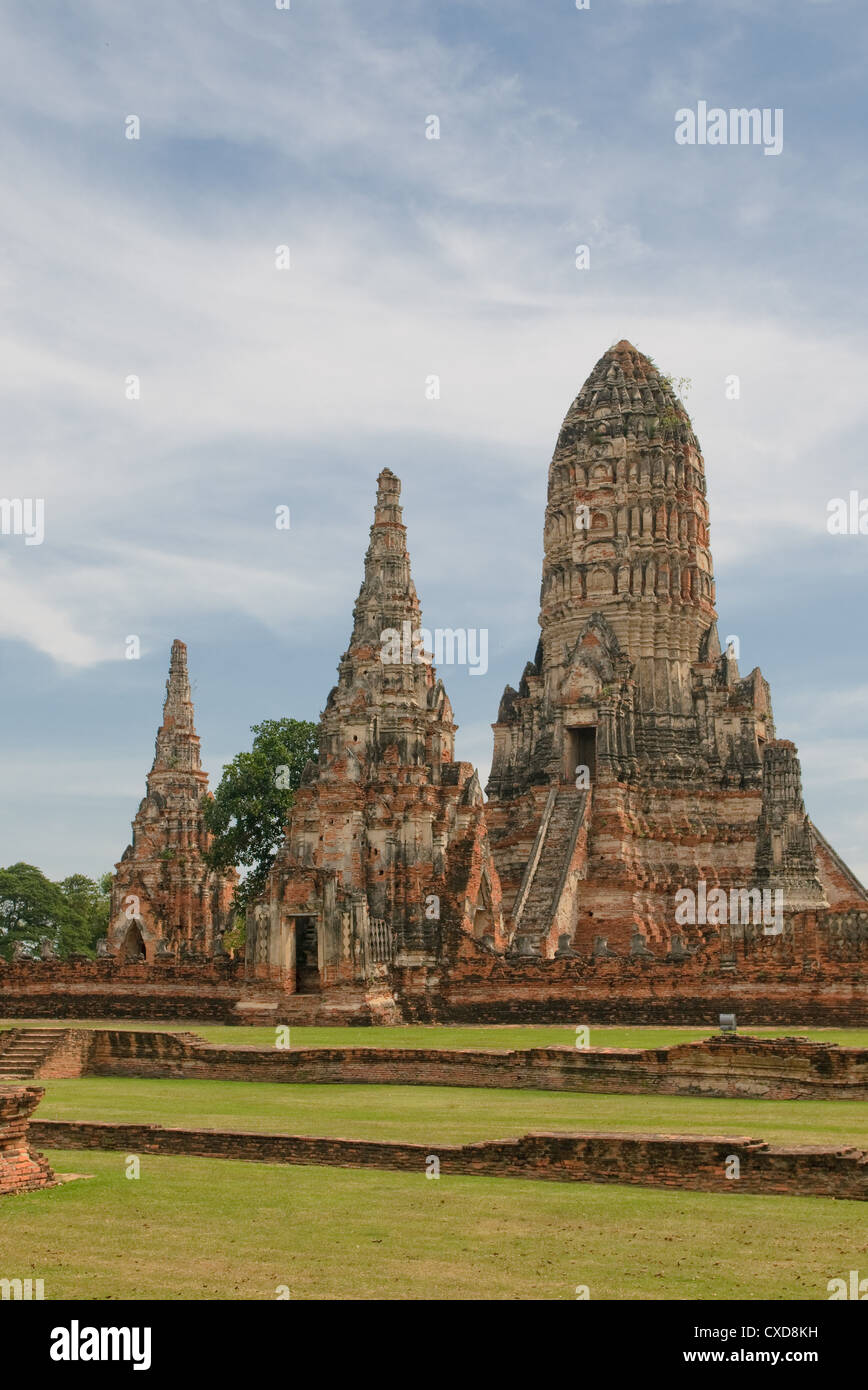 Wat Wattanaram, Ayutthaya, Thailand Stockfoto