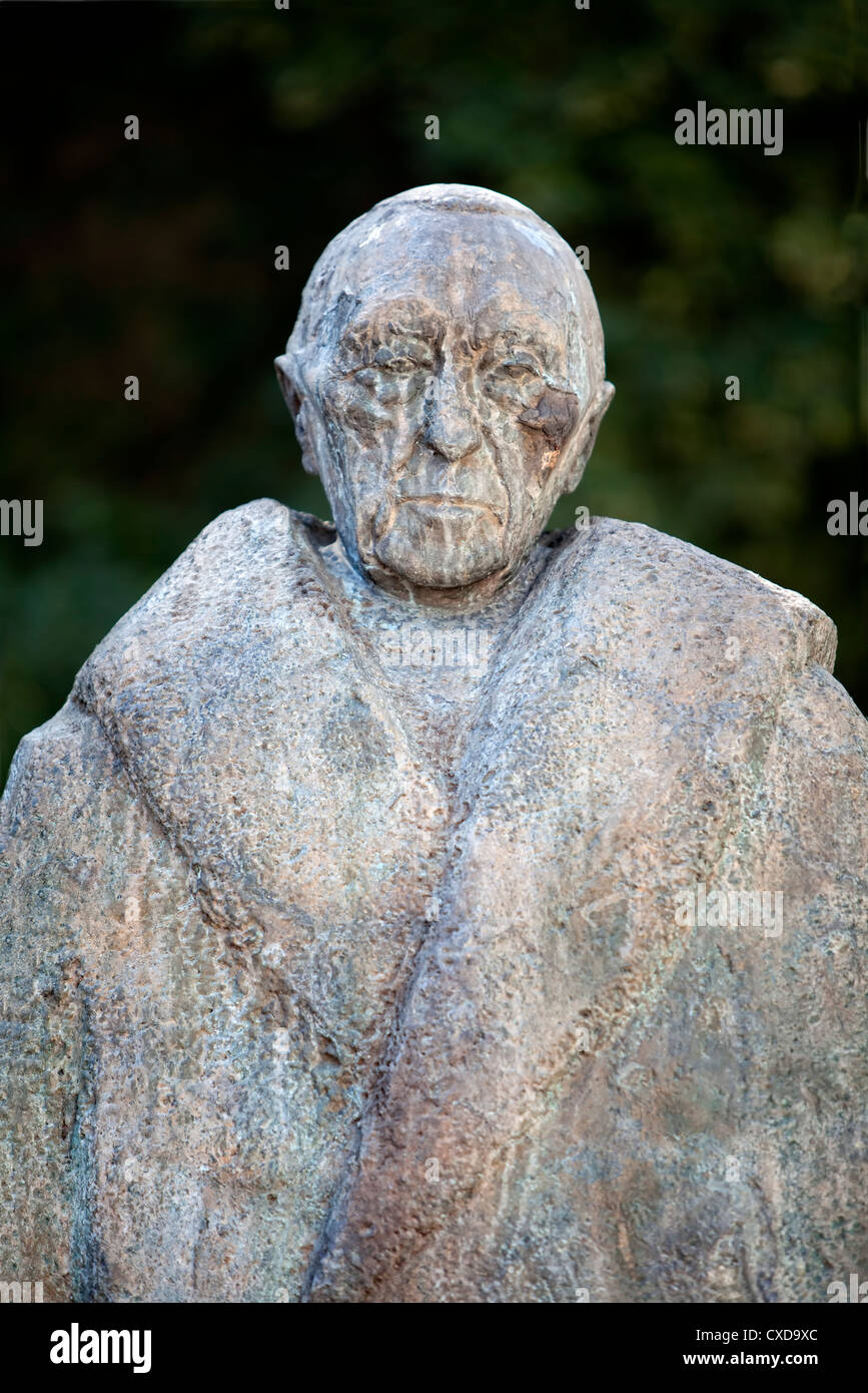 Statue von Konrad Adenauer, 1876-1967, Bürgermeister von Köln, erster Kanzler der Bundesrepublik Deutschland, Köln, Deutschland Stockfoto