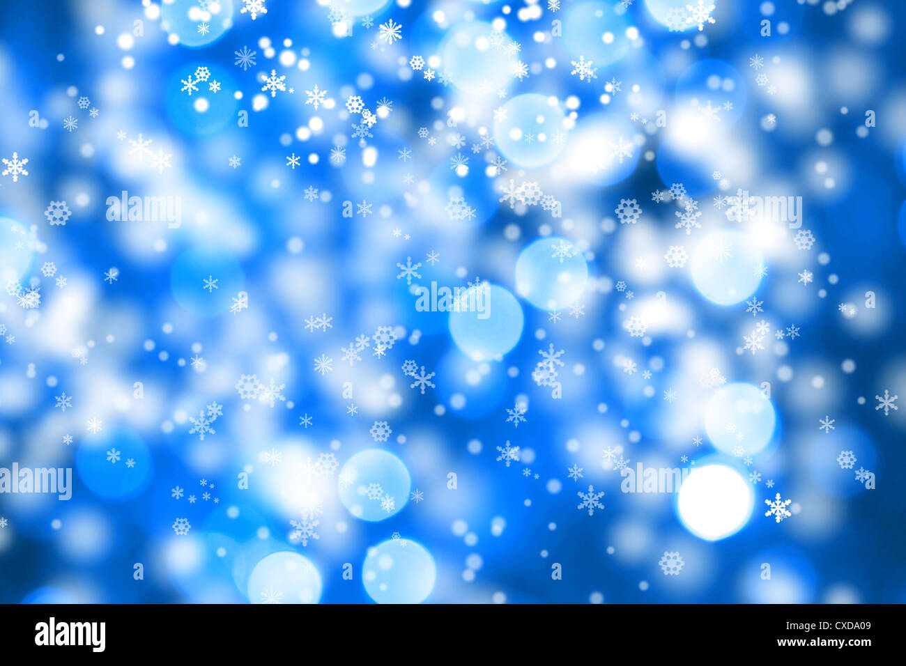 Zusammenfassung Hintergrund der Weihnachtsbeleuchtung Stockfoto