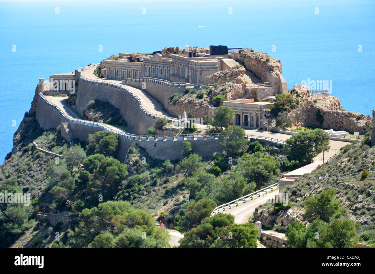 Cabo Tinoso Cartagena Spanien Stockfotografie Alamy