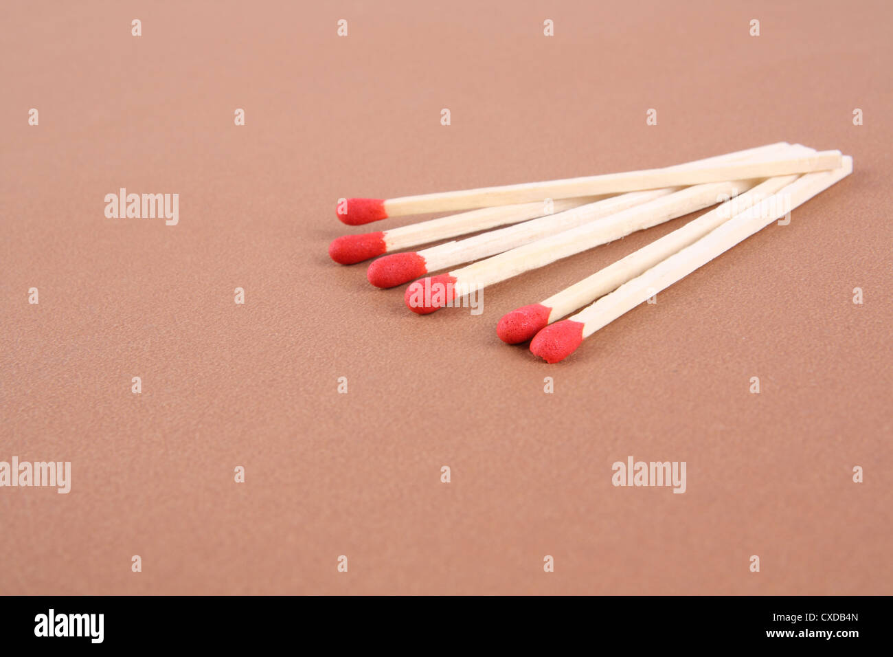 sechs Spiele Stockfoto